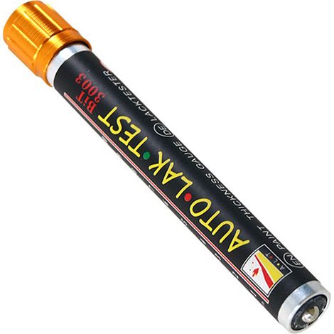 Instrument de mesure d'épaisseur de peinture, instrument de mesure de revêtement à boîtier compact intégré aluminium-plastique-magnétique (1/5)