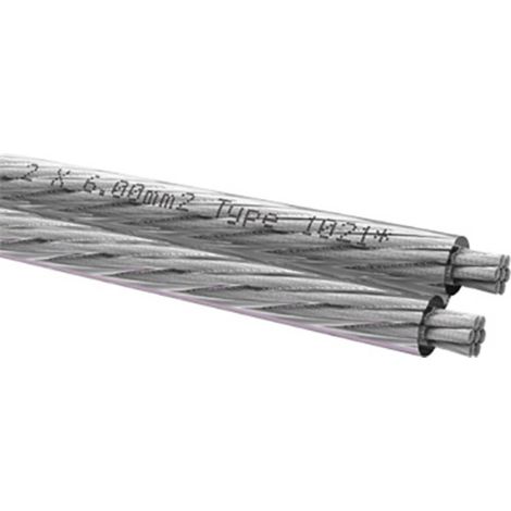 Cavo per altoparlanti 2 x 6 mm² Trasparente Oehlbach D1C346 6 m