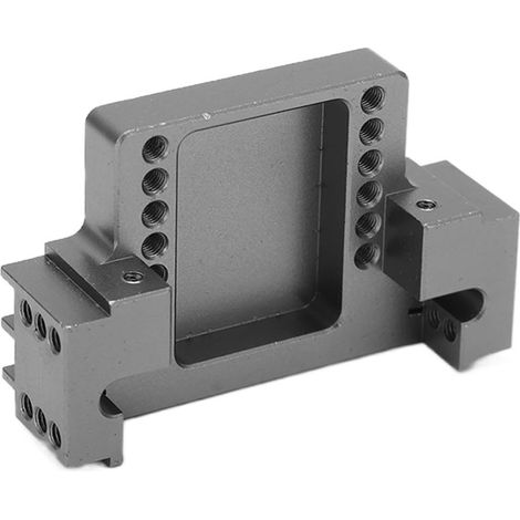 Traverse avant mobile en alliage d'aluminium et métal 1/14 pour camion RC Tamiya (Titanium) (1/5)