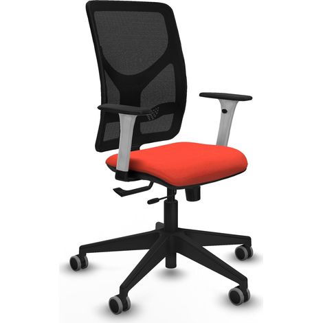 Chaise de bureau piqueras y crespo Motilla blanc mousse découpée (1/2)