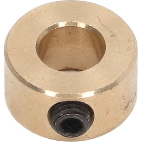 Bohrstopp, Messinghülse für Bohrer mit Sechskantschraube, Holzbearbeitungspositionierer für Bohrarbeiten (8 Millimeter).
