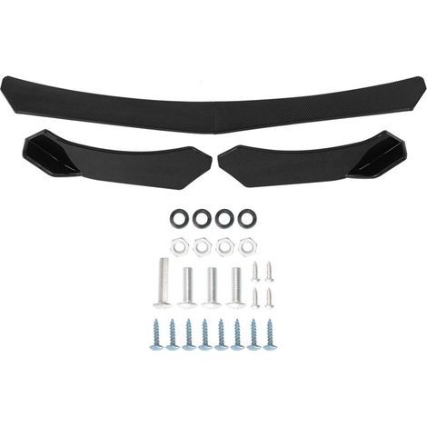 Universeller Frontstoßstangen-Lippenspoiler-Splitter-Bodykit aus Kohlefaser, passend für Civic/Accord (1/5)