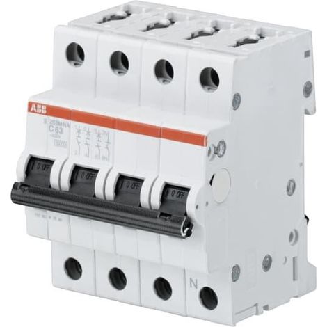Disjoncteur 3P+N à droite 16A Cbe Z Icu 15kA 2CDS273103R0468 ABB D960156