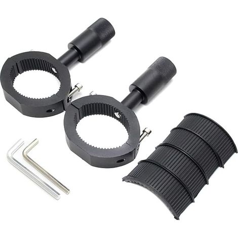 Motorcycle Headlight Bracket,Metal Motorcycle Spotlight Bracket Additional Headlight Holder Bar Tube Clamp Universal Fixing Bracket for Motorcycle Bumper,Seismic Kit