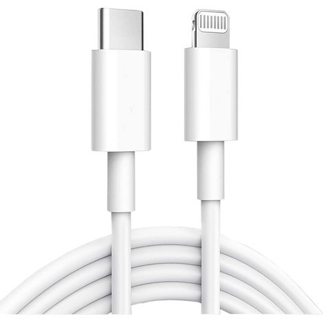 Câble de données USB-C de 2 m avec charge rapide [certifié MFi] pour iPhone 14/14 Pro/13/13 Pro/12/12 Pro/SE/11/11 Pro Max/XS Max/X/XR/8/7, iPad et AirPods (1/5)