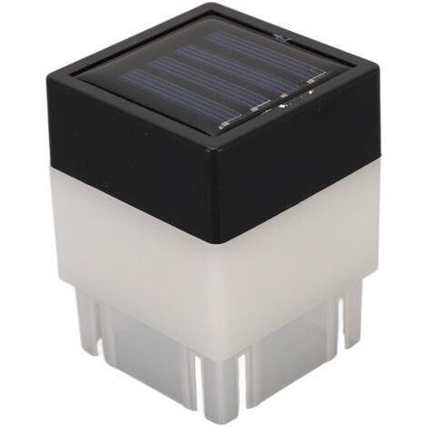 Warm Yellow LED Solar Lighting for Garden and Patio Fence Post Light Solar Energy (1/5)