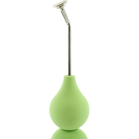 Geda – Arrosoir à poire pour bonsaï Pro à col long – Vert lime, 250 ml, tube chromé 16 cm (1/2)