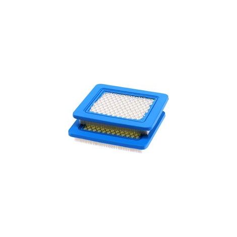 2 Pièces Cartouche de filtre à air 491588S, Filtre a Air Tondeuse, Bleu Filtre a Air Tracteur Tondeuse, Compatible avec Briggs et Stratton 491588 491588S 399959
