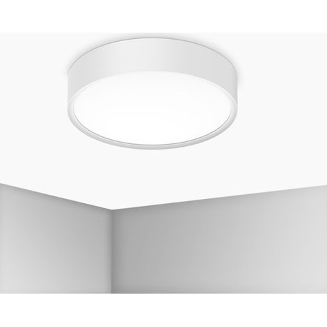 Century plafoniera blanca luxe 400mm 24w 3000k-4000k-6500k bianca bcl-2440bi