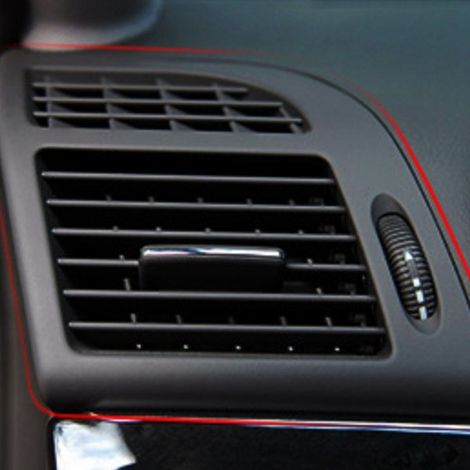 Available in one color only: Black. Material: ABS. Compatible with Mercedes-Benz W211 (2003–2008).--DTEKGAZ