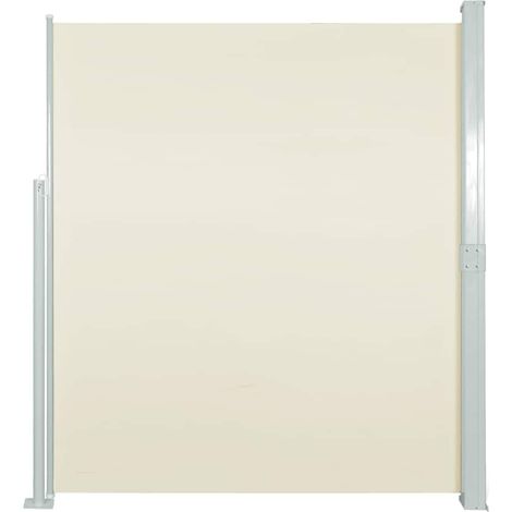 Retractable Side Awning 160 x 500 cm Cream vidaXL