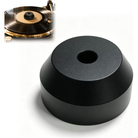 Adaptateur 45 Tours pour disques vinyles 7 Pouces, Aluminium Massif (1/5)