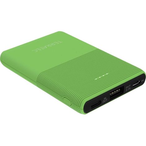 Terratec P50 Powerbank (batterie supplémentaire) 5000 mAh LiPo vert Y716262 (1/4)