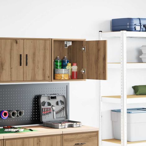 Maison Exclusive - Armario de pared para garaje madera ingeniería