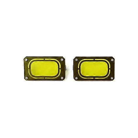 Motorrad-LED-Nebelscheinwerfer-Schutzabdeckung für ZONTES 368G Zubehör (Gelb)
