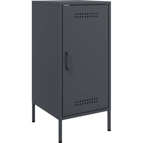 Credenza cassettiera armadio contenitore organizer cucina soggiorno soggiorno 36 x 39 x 79 cm acciaio antracite 020029695