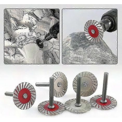 Disque diamant 40mm avec queue 6mm, meule de coupe pour gravure et découpe carrelage, granit, marbre, céramique A8881205101 (1/5)