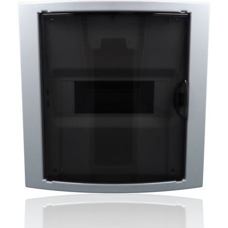 SOLERA 5108PF - Centralino da arredo da Incasso con Portello - bianco - 8M (alternativa Gewiss GW40225tb) (1/2)