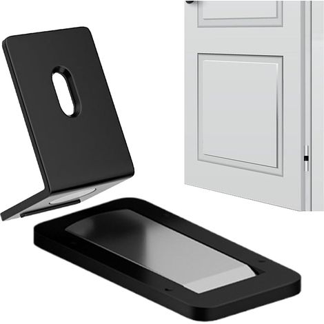 Fermaporta resistente, fermaporta magnetico, fermaporta montato a parete senza foratura, forte magnete per il fondo (1/5)