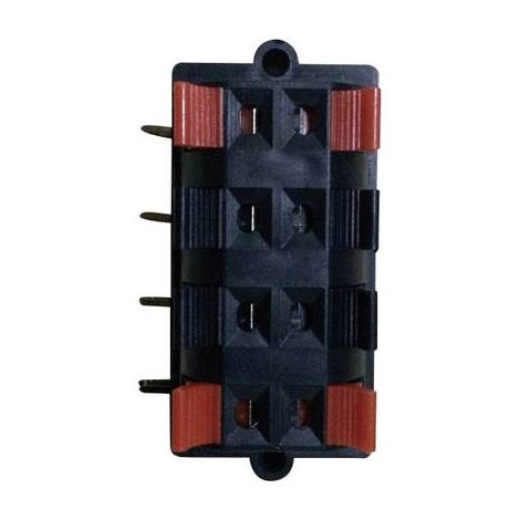 FICHE HAUT-PARLEUR EMBASE FEMELLE HORIZONTALE NOMBRE DE PÔLES : 8, NOIR, 1 PIÈCE TRU COMPONENTS 737763 (1/2)