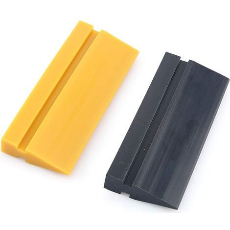 Raclette en Verre pour raclette en Verre de raclette en Vinyle de raclette en Caoutchouc Souple pour Le Nettoyage des vitres de Maisons - 2 pièces (1/5)