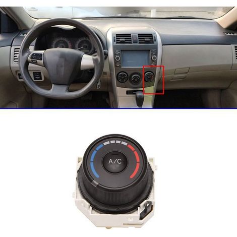 Part numbers 5590302091 and 5590312100 are suitable for the temperature and heating control knob of a Corolla air conditioner manufactured between September 13 and October 13. (1/5)