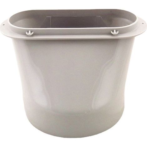 Abluftschlauch für mobile Klimaanlage mit flachem Ende und Entenschnabelanschluss, 15 cm Durchmesser – Adapter für Frischluft-Abluftschlauch (1/5)