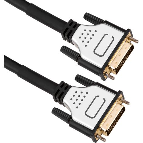 BeMatik - Super cable DVI-D macho a DVI-D macho de 3 m dual link