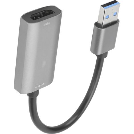 Carte d'acquisition Z29 pour HDMI vers USB 2.0 4K 1080p Haute Définition Gris Argenté (1/5)