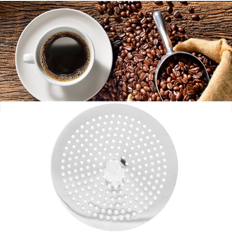 Accessoires pour cafetière italienne, tasseur à café en acier inoxydable, filtre à café pour cafetière italienne, 6 portions (1/5)