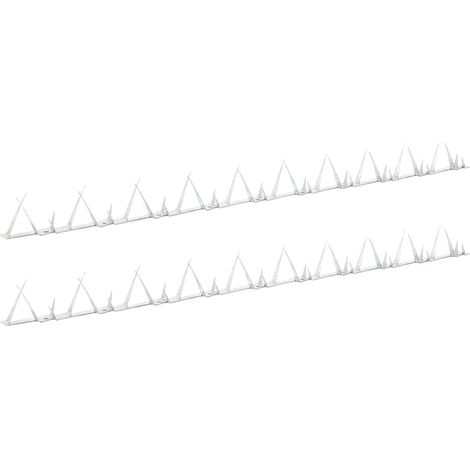 Pinchos de muro 2 unidades acero 1 m vidaXL