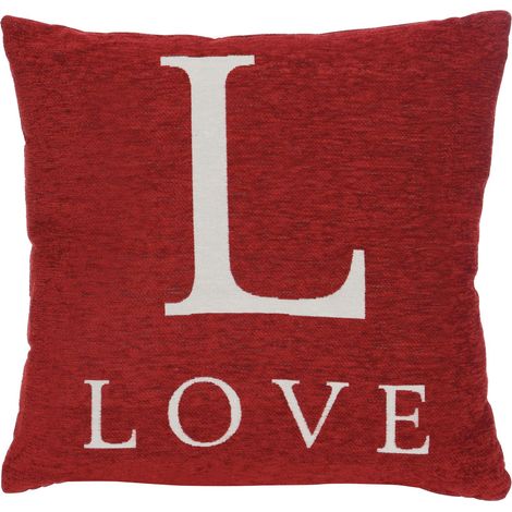 Premier Housewares Words 'Love' Red Cushion (1/4)