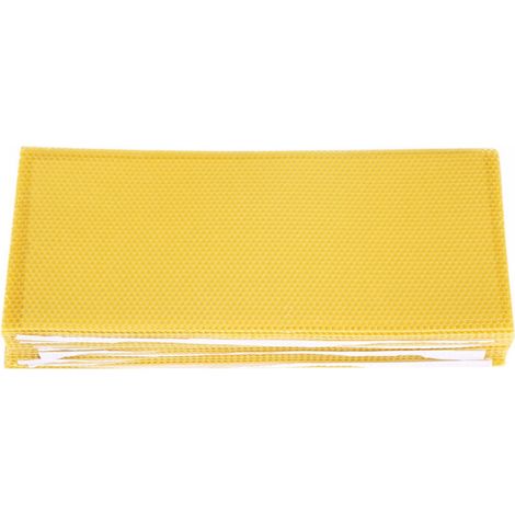 30 pcs Feuilles de Miel d'Abeille/Fond de Cire de Ruche/Peigne de Miel de Ruche Ciré/Équipement d'Apiculture/Peigne d'Abeille/Cadre de Miel/Fondation de Cellule de rite (1/5)