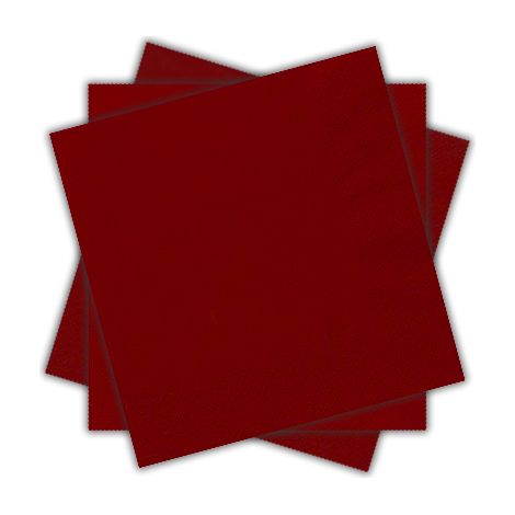Tovaglioli a 3 veli, 20 pezzi, color bordeaux (Claret) (1/2)