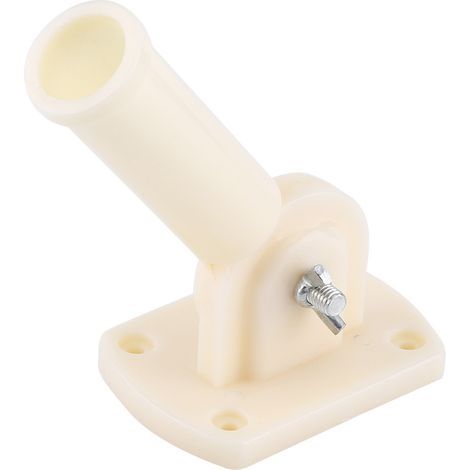 Support mural en plastique pour mât de drapeau, diamètre 30 mm réglable, support de hampe, base pour girouette, kit de fixation. (1/5)