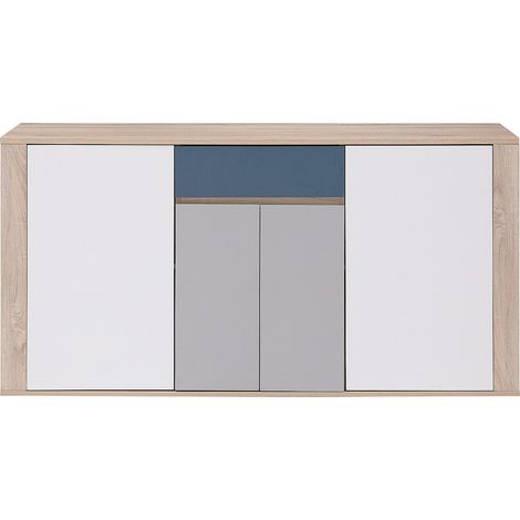 Buffet avec 4 portes et 1 tiroir - Multicolore - FILUTIA (1/4)