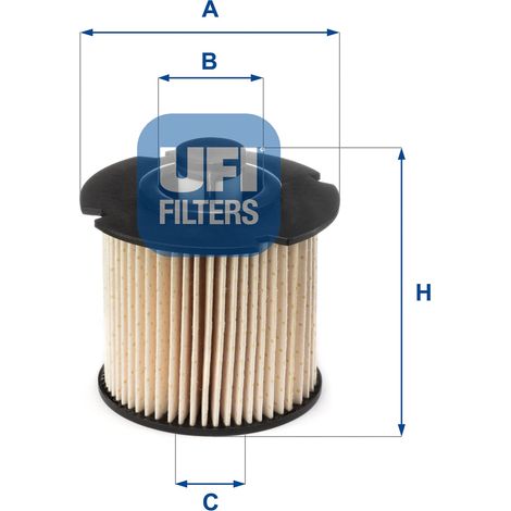 UFI 26.104.00 UFI Kraftstofffilter