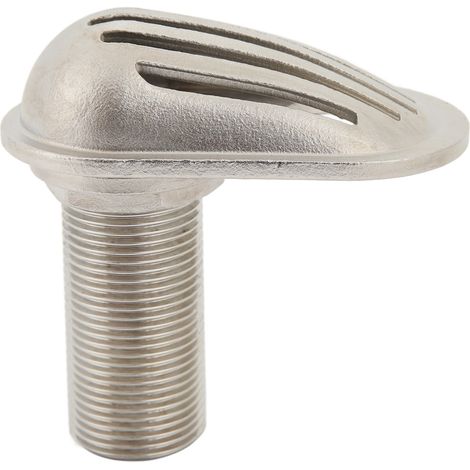 Crépine d'aspiration marine en acier inoxydable 316, filtre de captage d'eau traversant la coque pour bateau, yacht ou kayak, 1 pouce (1/5)