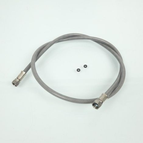 Durite frein aviation FE Longueur 900mm grise sans raccord banjo (1/4)