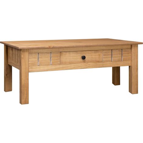 Maison Exclusive - Table basse 100x60x43,5 cm Pin massif Assortiment Panama (1/5)