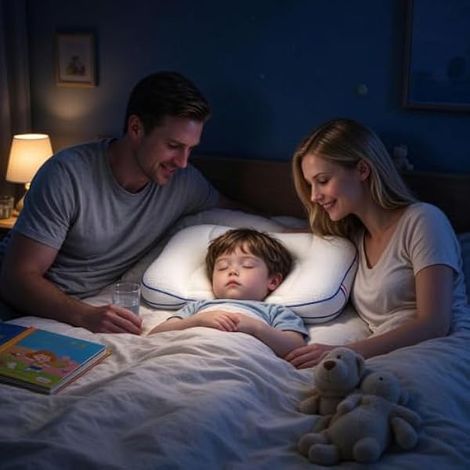 Générique Rebound Neck Support Child Pillows for Sleeping Ergonomic Cotton (1/5)