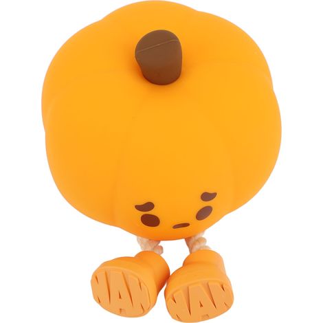 Veilleuse citrouille en silicone mignonne lampe tactile 3 luminosités réglables chambre bébé (1/5)