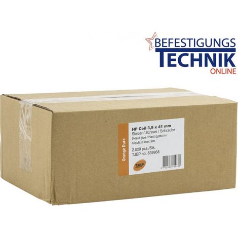 TJEP HP 3,9/41 mm Schnellbauschrauben Feingewinde Gipsfaser High Pressure Makita AR411HR HP"-"EN14065