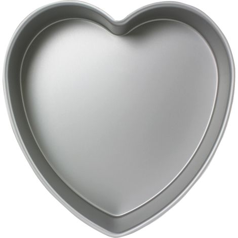 PME HRT063 Teglia Professionale a Forma di Cuore, Alluminio, Argento, 15.3 cm (1/5)
