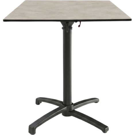 Table Pliable 59x59 cm plateau Compact modèle TABLE TERRA COMPACT pied T-One (1/3)