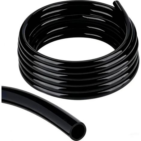 Tuyau d'arrosage de jardin (60 mètres - 1 l/14) en PVC pour micro-irrigation, système d'irrigation goutte à goutte, tube d'arrosage pour serre B (1/5)