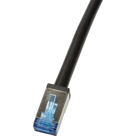 LOGILINK Câble patch extérieur CAT.6A S/FTP noir 7,5m