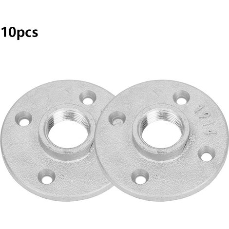 Lot de 10 vis à bride DN20 à 4 trous, filetage britannique 3/4'' (1/5)