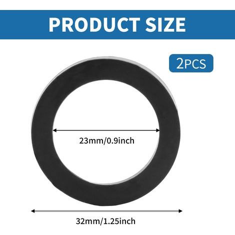 Joint D'entrée et de Sortie pour Intex Pure Spa, Joints pour Simple Spa de Remplacement 11699, Empêche Les Fuites et Maintient l'intégrité de l'eau grâce à l'étanchéité pour Piscin,2 PCS (1/4)