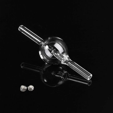 CO2-Diffusor-Blasenzähler, Klarglas-Aquarienzubehör